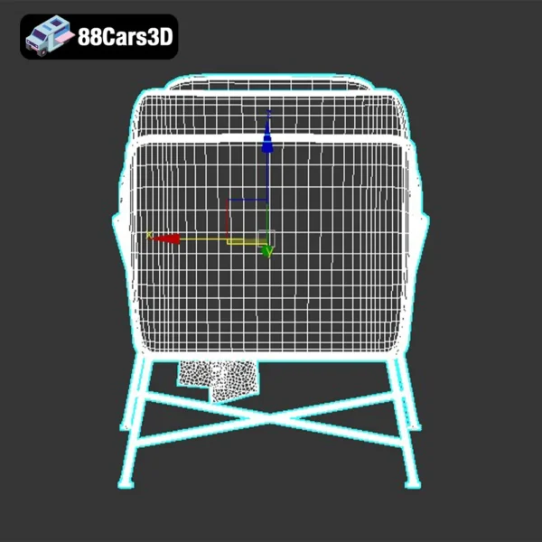 Brida Armchair – Contemporary Lounge Chair 3D Model