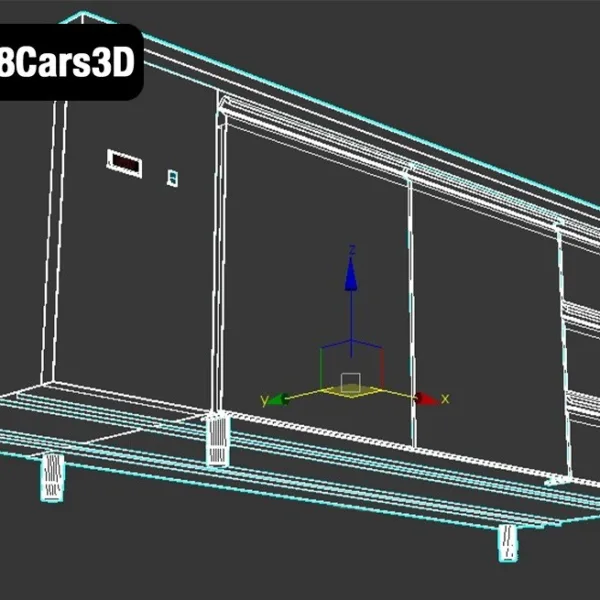 DAIQUIRI EURONORM – Modern Commercial Refrigerator 3D Model