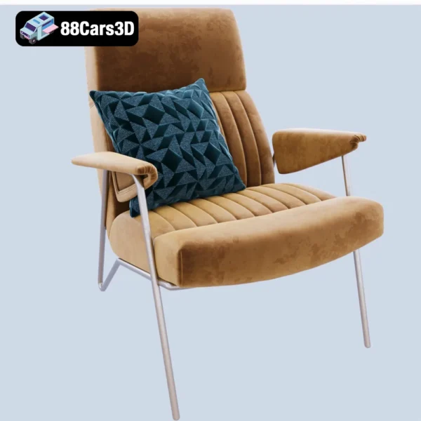 Delight Collection Ibex – Luxury Armchair 3D Model