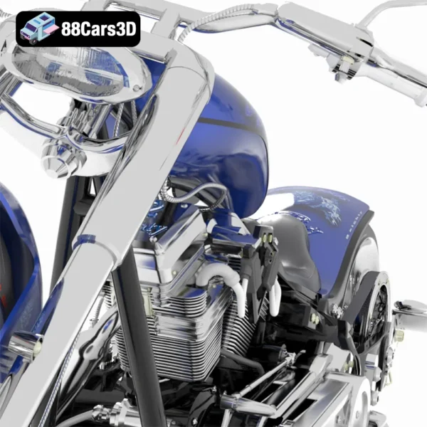 Empire Motorcycle 3D Model