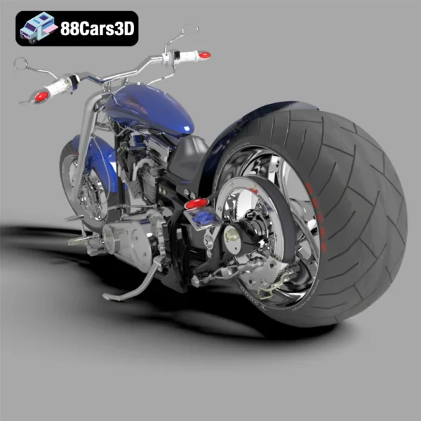 Empire Motorcycle 3D Model