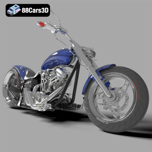 Empire Motorcycle 3D Model