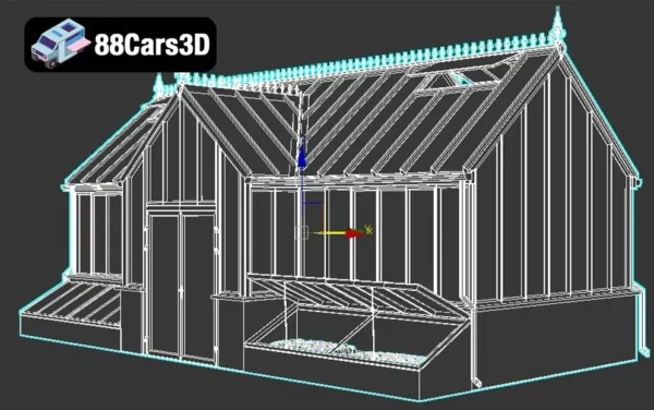 Greenhouse Totland4 – Glass Structure 3D Model