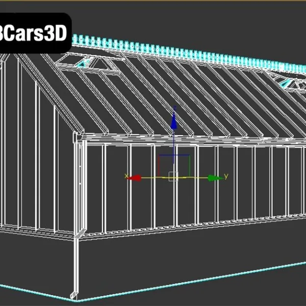 Greenhouse Totland4 – Glass Structure 3D Model