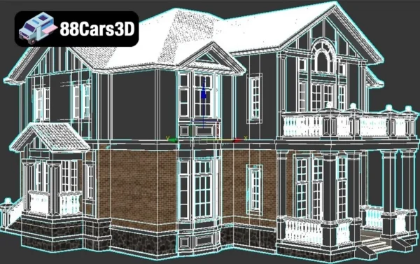 Image_004 Cottage 2 – Modern Cottage House 3D Model