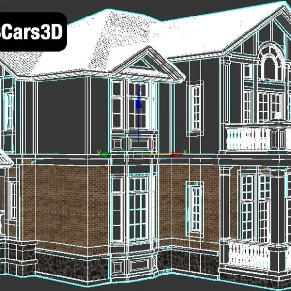 Image_004 Cottage 2 – Modern Cottage House 3D Model