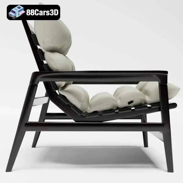 Ipanema Poliform 2021 – Contemporary Lounge Chair 3D Model