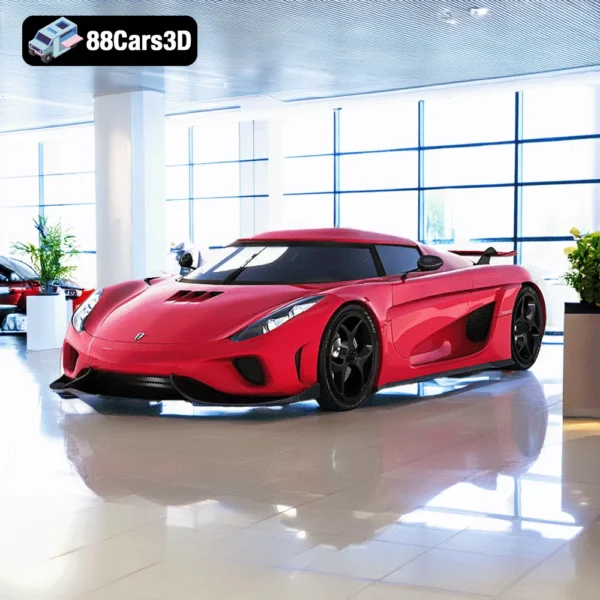 Koenigsegg Regera 1 Koenigsegg Regera – Hypercar 3D Model