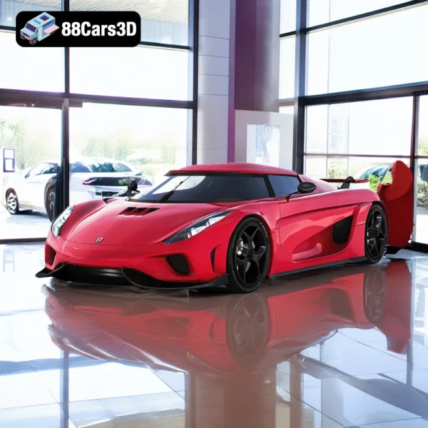 Koenigsegg Regera 2 Koenigsegg Regera – Hypercar 3D Model