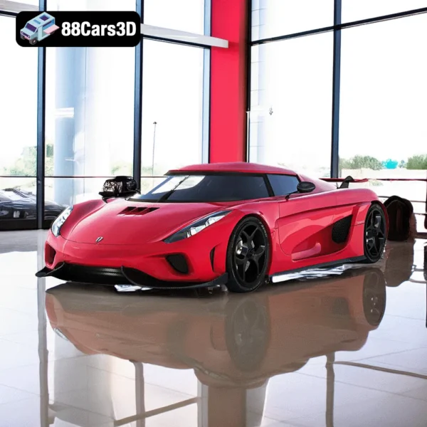 Koenigsegg Regera 4 Koenigsegg Regera – Hypercar 3D Model