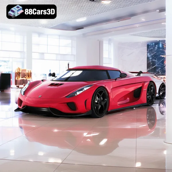 Koenigsegg Regera 5 Koenigsegg Regera – Hypercar 3D Model