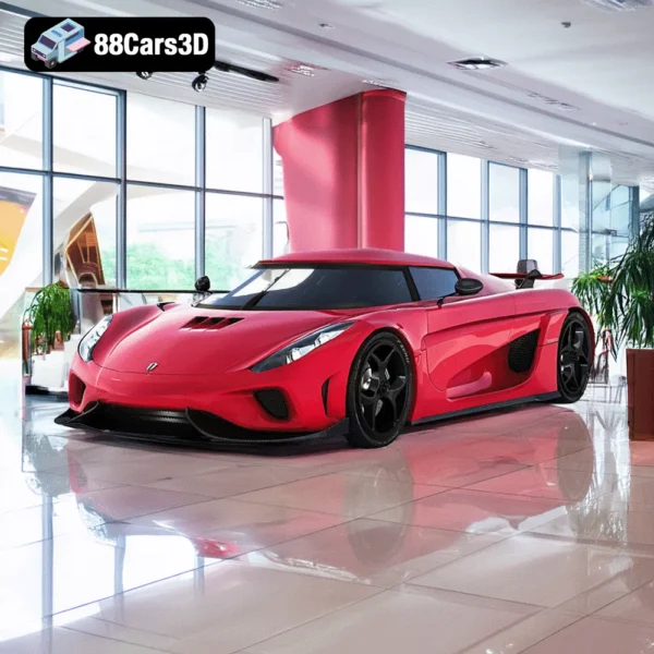 Koenigsegg Regera 6 Koenigsegg Regera – Hypercar 3D Model