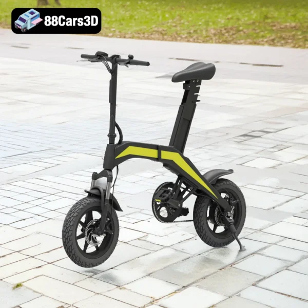 Neo Electric Bike – Futuristic Urban Mobility 3D Model