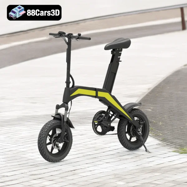 Neo Electric Bike – Futuristic Urban Mobility 3D Model