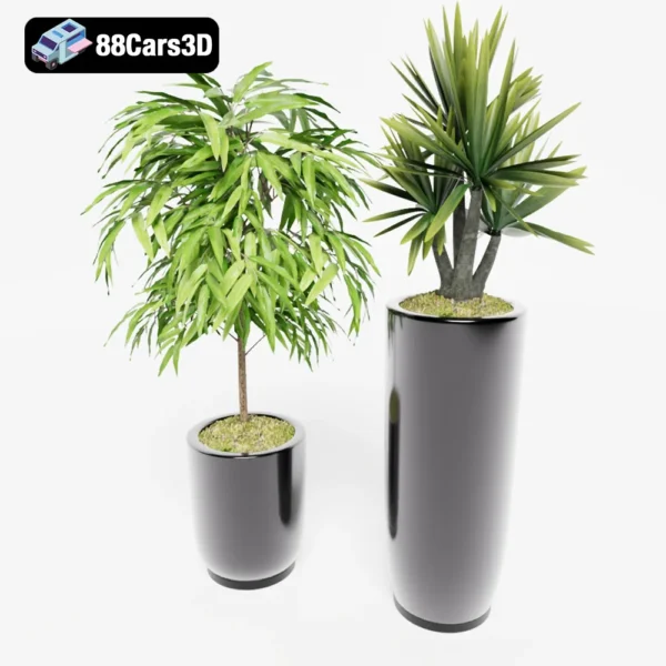 PLANTS 94 Decore  Decorative Indoor Plant Set 3D Model