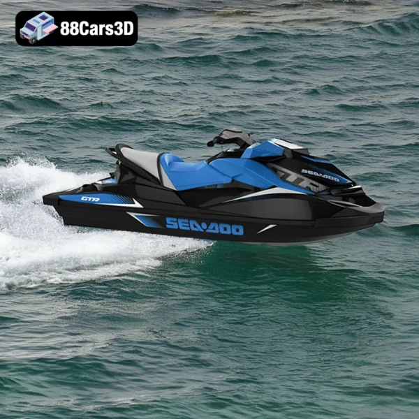 Scooter_Sea_Doo 2 Sea-Doo Jetski Scooter – Personal Watercraft 3D Model