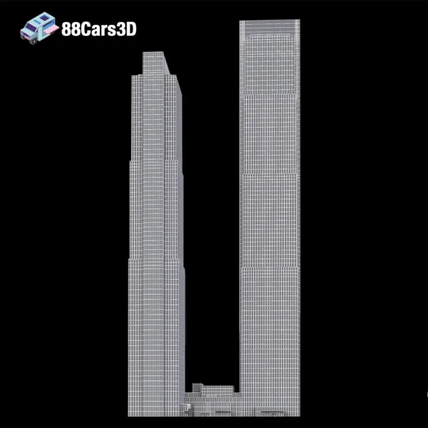 Neva Tower Skyscraper – Moscow City 2021 3D Model