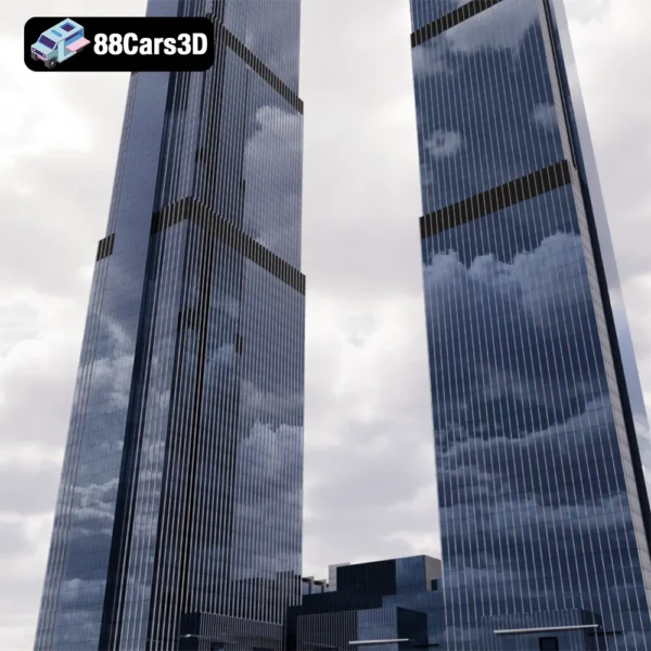 Neva Tower Skyscraper – Moscow City 2021 3D Model