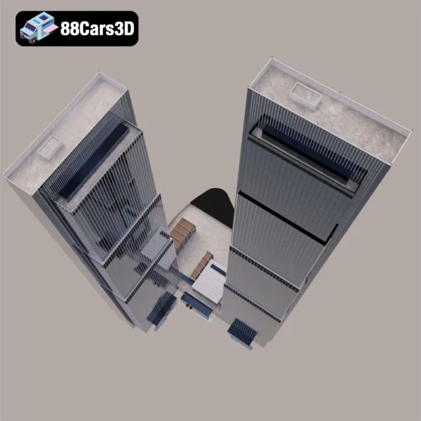 Neva Tower Skyscraper – Moscow City 2021 3D Model