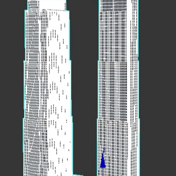 Neva Tower Skyscraper – Moscow City 2021 3D Model
