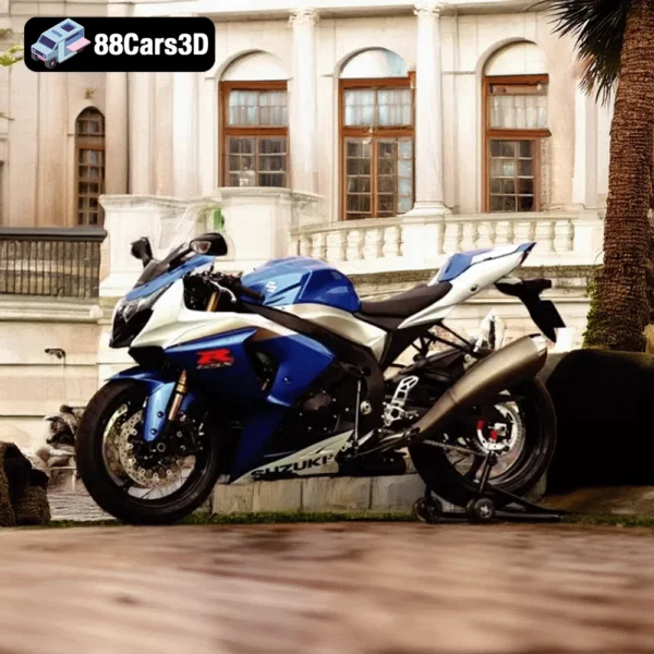 Suzuki_550_GSX_R1000 5 Suzuki GSX-R1000 – Supersport Motorcycle 3D Model
