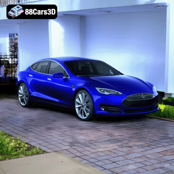 Tesla Model S – Modern Electric Sedan 3D Model