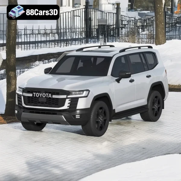 Toyota Land Cruiser GR-Sport – Rugged Off-Road SUV 3D Model