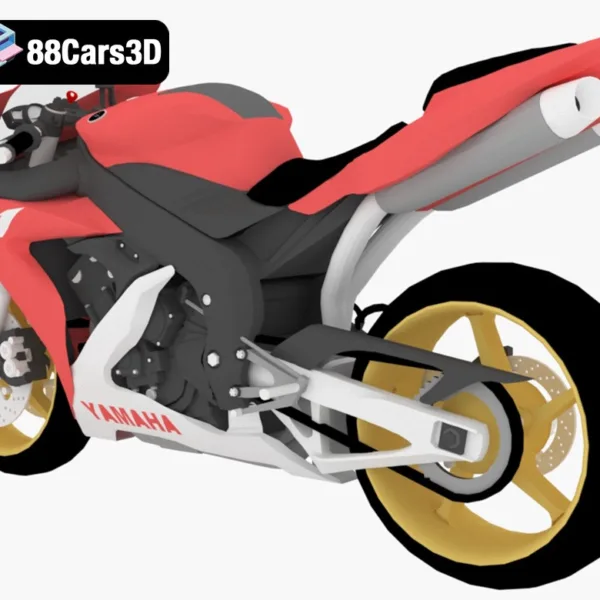 Yamaha YZF-R1 Supersport 3D Model