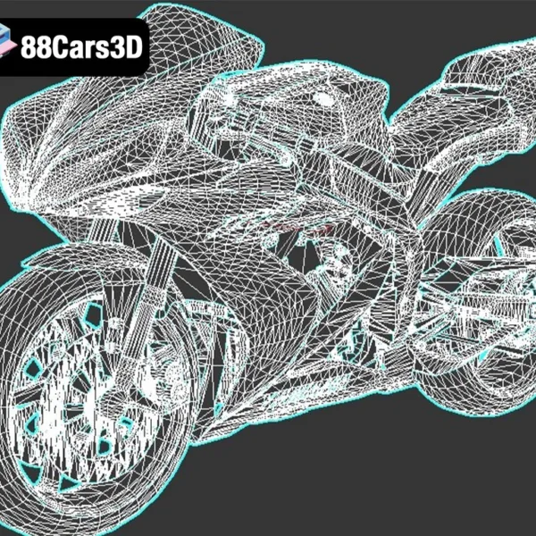 Yamaha YZF-R1 Supersport 3D Model