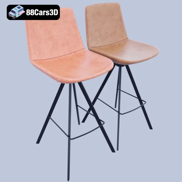 Zelda_CC0825U10-002 Zelda CC0825U10 Chair – Modern Accent Chair 3D Model