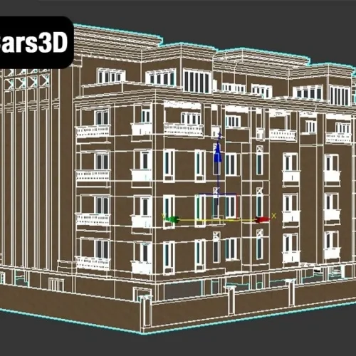Building X – Contemporary Urban Structure 3D Model