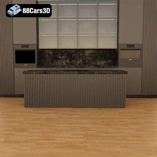 Cabinet Kitchen 26 Modern Modular Kitchen Cabinetry 3D Model