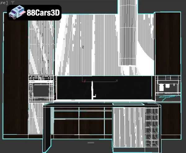 cabinet kitchen 79-003 Cabinet Kitchen 79 – Modern Modular Kitchen 3D Model