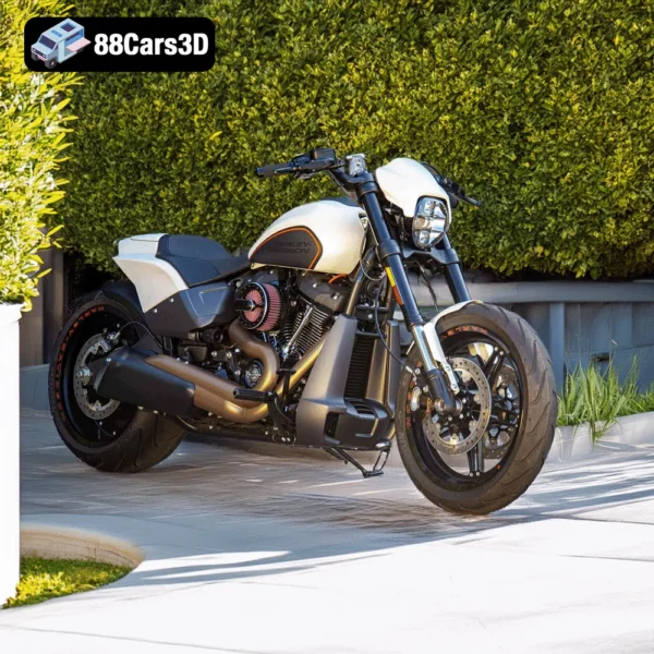 Harley-Davidson FXDR 114 – Power Cruiser Motorcycle 3D Model