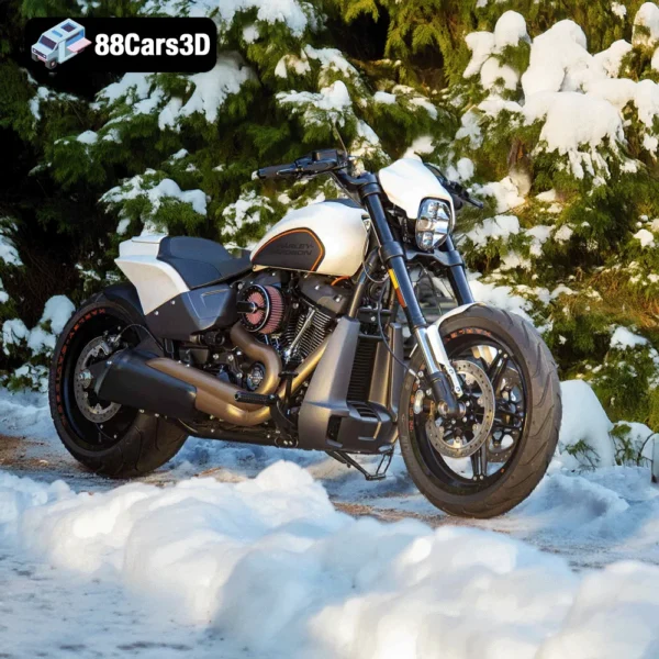 Harley-Davidson FXDR 114 – Power Cruiser Motorcycle 3D Model