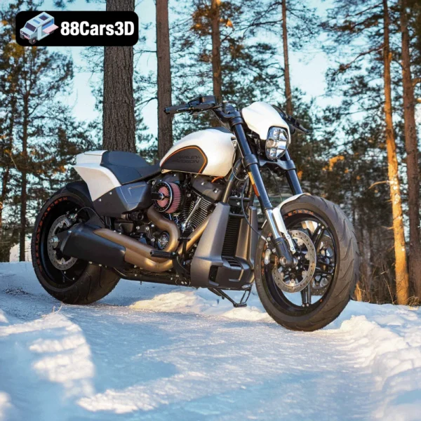 Harley-Davidson FXDR 114 – Power Cruiser Motorcycle 3D Model