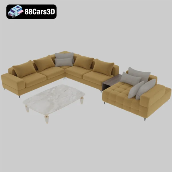 matser-2025-Buyuk UG – Modern Living Room Furniture Set 3D Model
