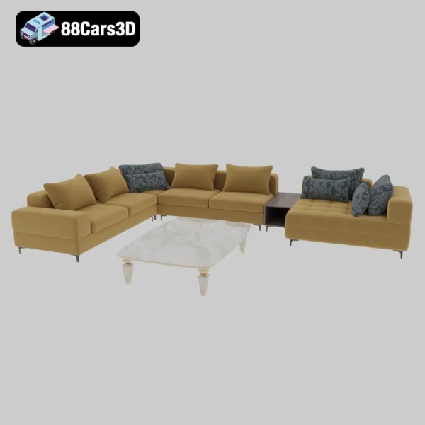 matser-2025-Buyuk UG – Modern Living Room Furniture Set 3D Model