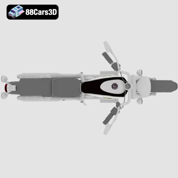 Kawasaki VN (Vulcan) Cruiser 3D Model