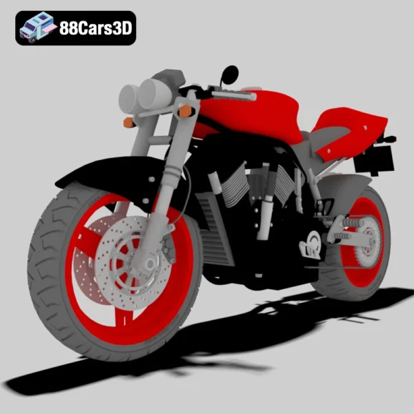 Suzuki Street Fighter 3D Model