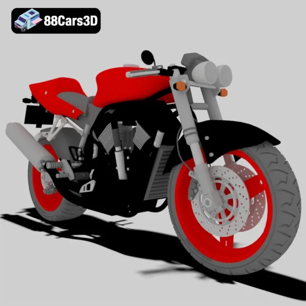 Suzuki Street Fighter 3D Model