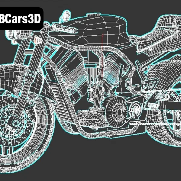 Suzuki Street Fighter 3D Model
