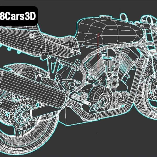 Suzuki Street Fighter 3D Model