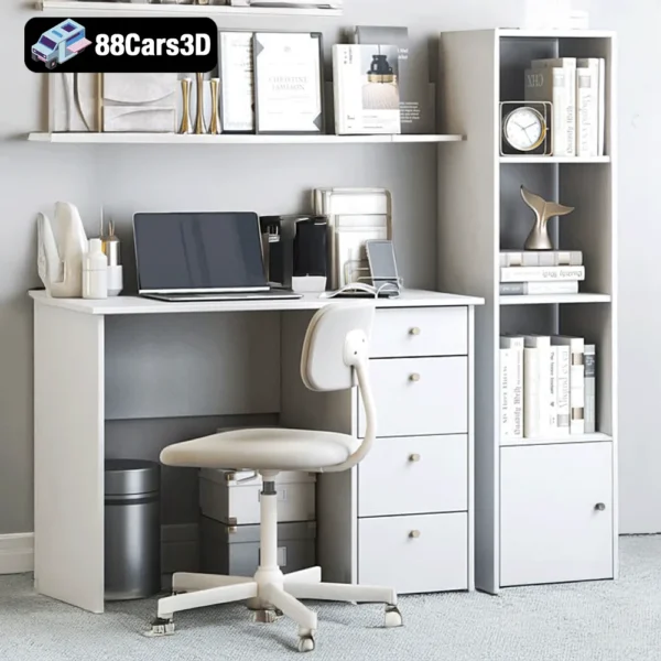 office_workplace 6 Modern Office Workplace – 3D Interior Scene Model