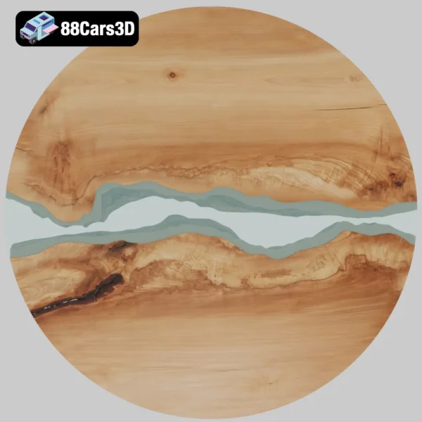 Round Table – River Collection 3D Model