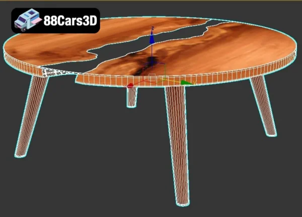 photo18640109814 Round Table – River Collection 3D Model