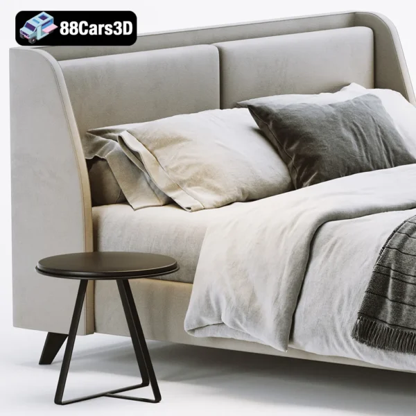 Sofa & Chair Company Enzo Bed – Contemporary Upholstered Bed 3D Model