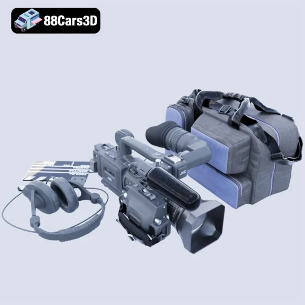 Professional Movie Camera – Cinematic Film Equipment 3D Model