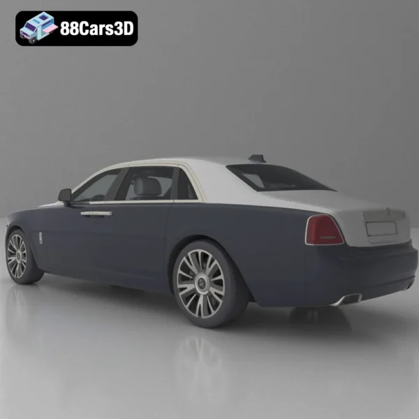 2018_Rolls-Royce_Ghost_EWB-003 2018 Rolls-Royce Ghost EWB 3D Model
