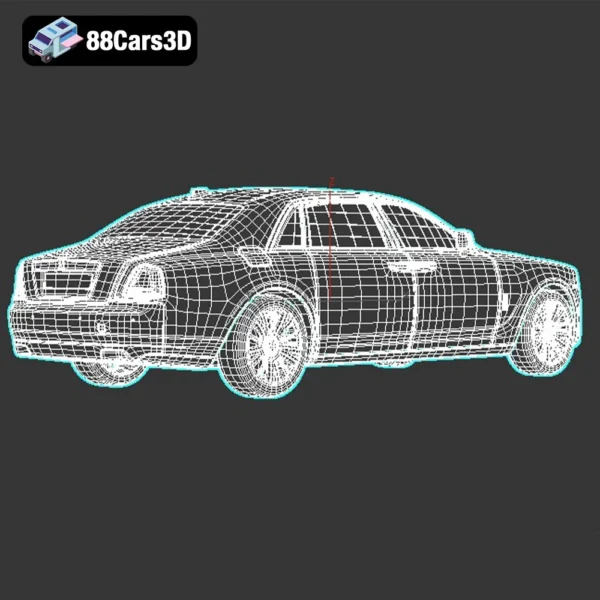 2018_Rolls-Royce_Ghost_EWB-007 2018 Rolls-Royce Ghost EWB 3D Model
